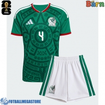 Fotballdrakt Barn Mexico Edson Alvarez #4 Hjemmedraktsett VM 2026 Kortermet (+ Korte bukser)